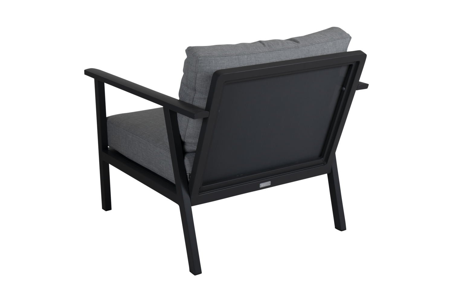 Samvaro Low armchair Anthracite/Pearl grey