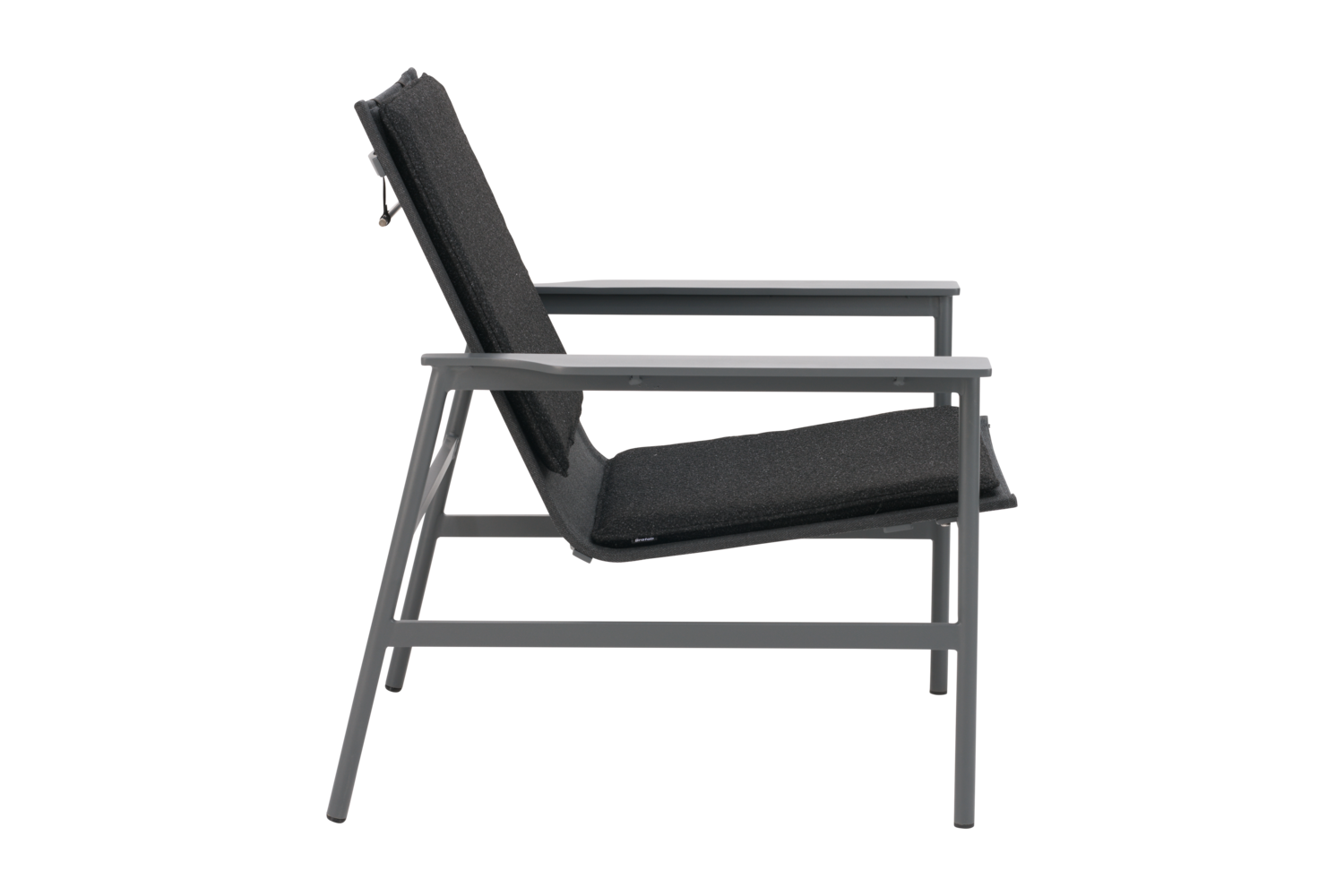 Soro lounge chair Anthracite/Teddy Black