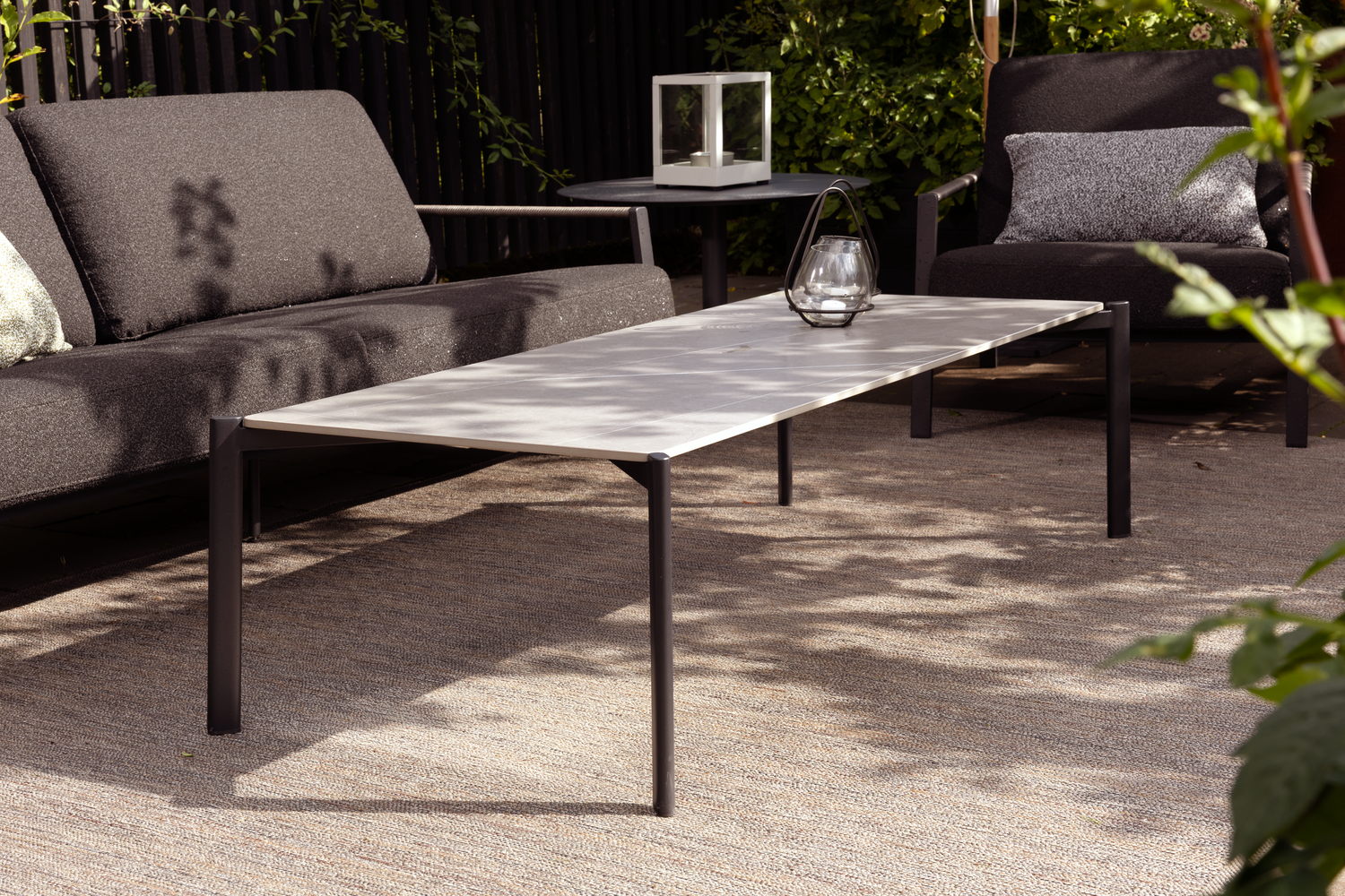 Lyra armchair Black/Teddy Black