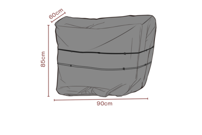 Furniture cover trolley Black