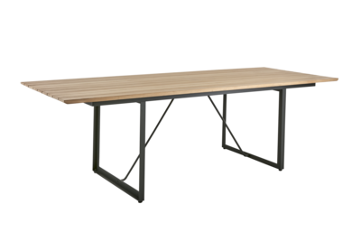 Shad dining table Anthracite/Teak