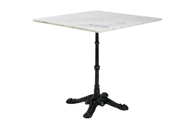 Loire café table White/black