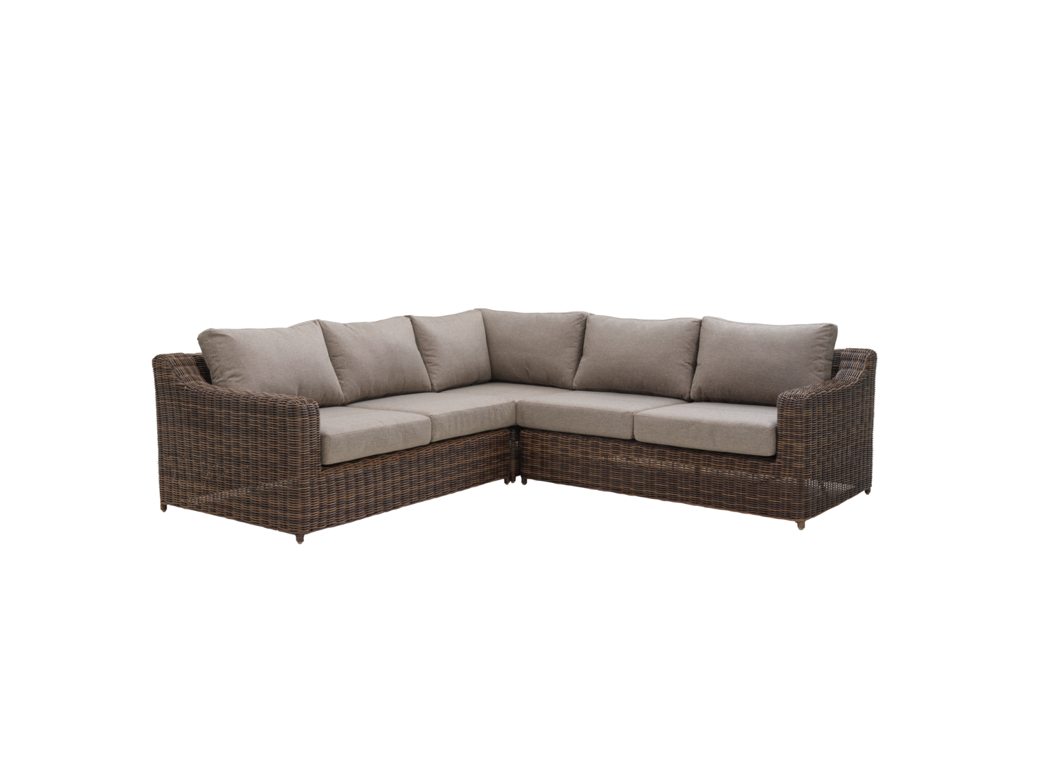 Glendon end piece Dark Brown/Soft Moose