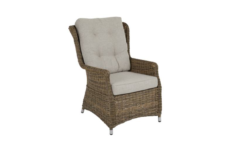 Vallmo lounge chair set Rustic/Sand