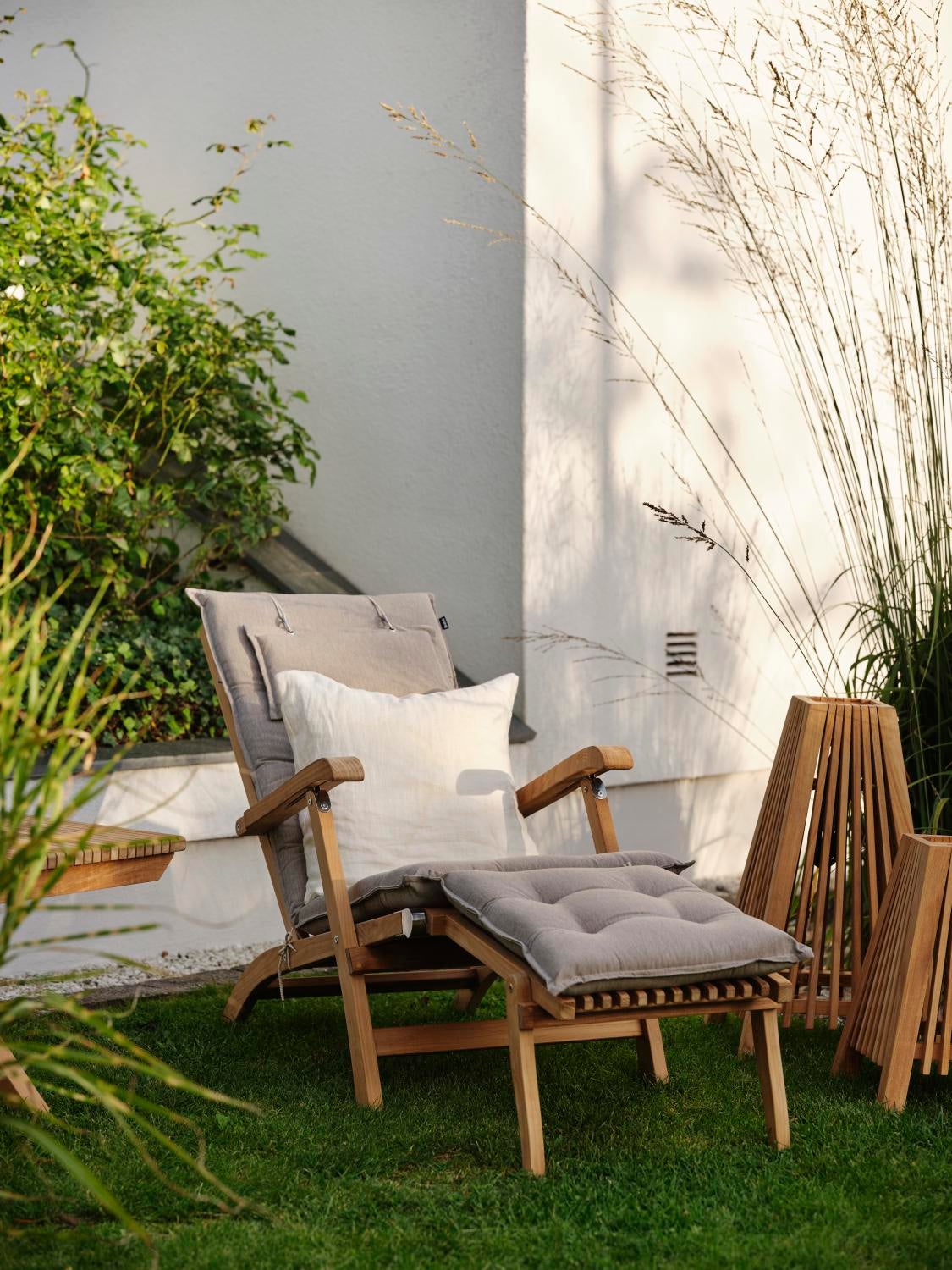 Florina deck chair cushion Light grey