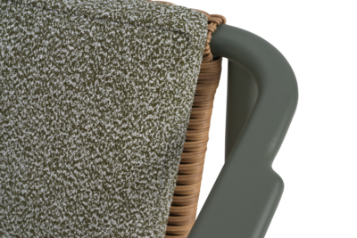 Motty armchair Nordic Green/Teddy Verde