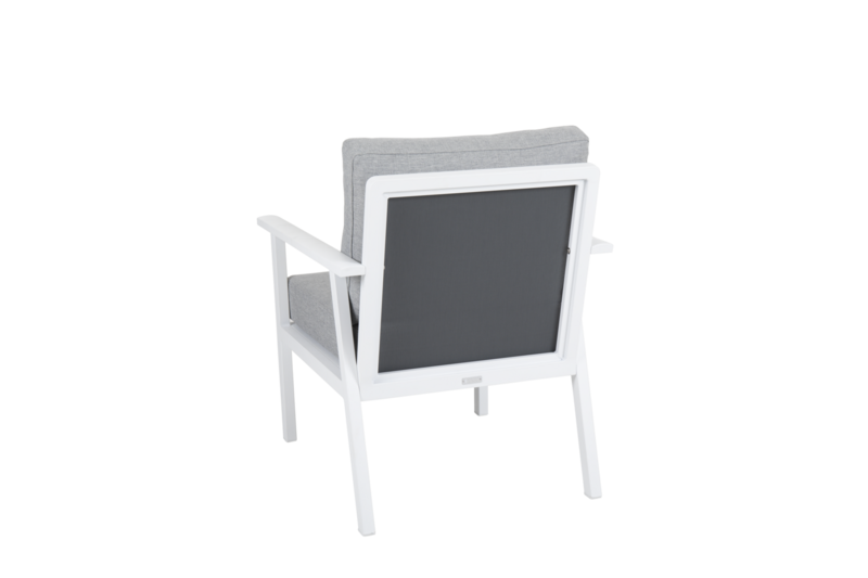 Samvaro armchair White/Pearl grey