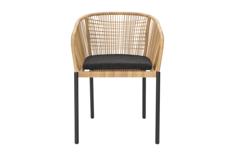 Delta armchair Black/Teddy Black