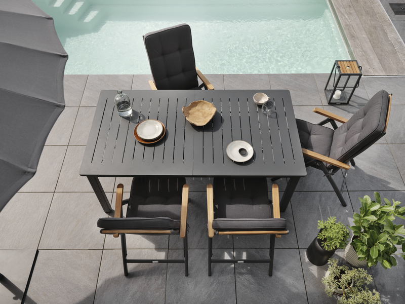 Lomma dining table Anthracite