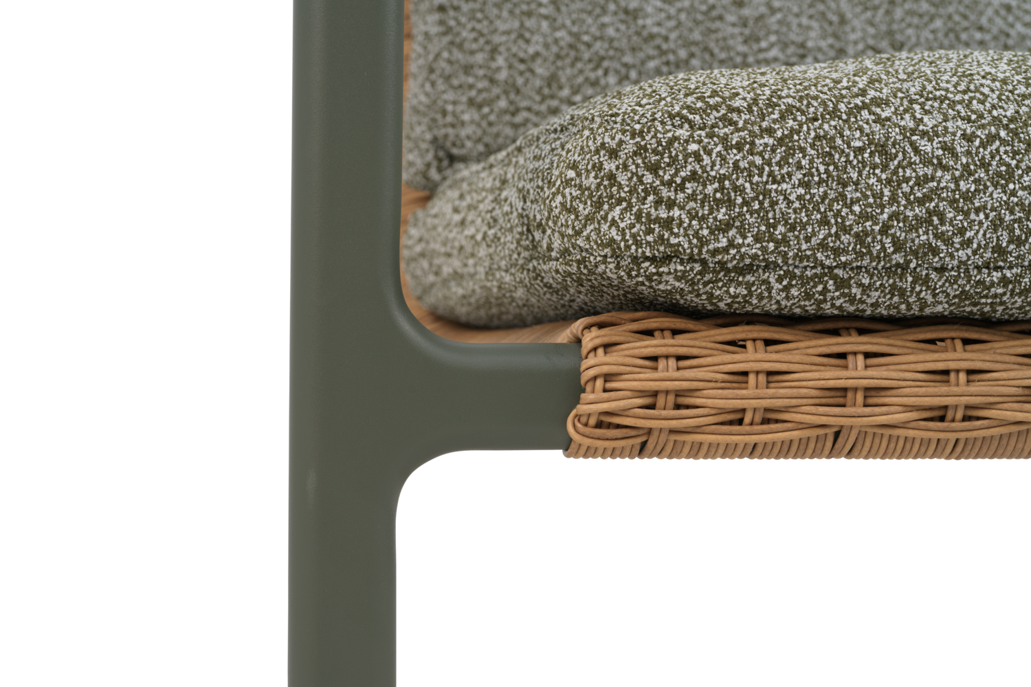 Motty armchair Nordic Green/Teddy Verde