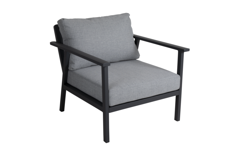 Samvaro armchair Anthracite/Pearl grey