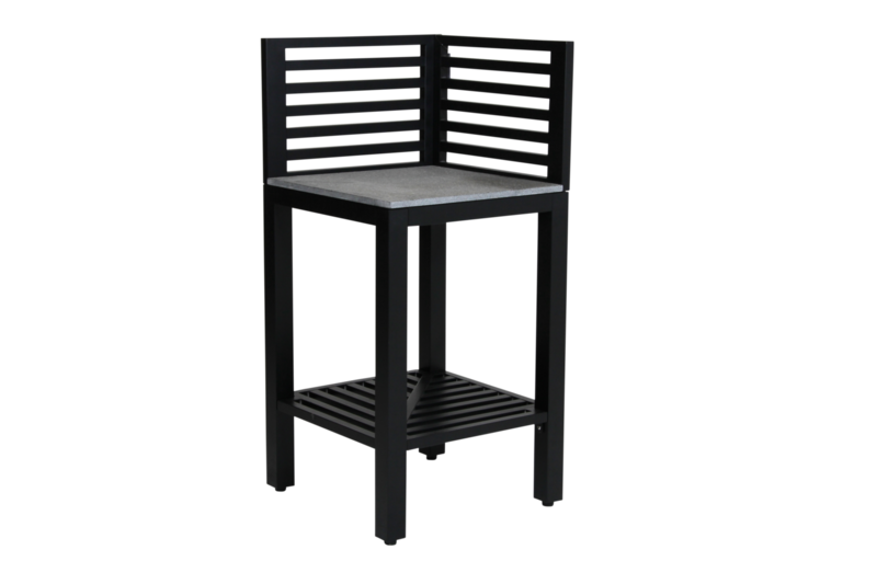 Bellac outdoor Kitchen Black/grey