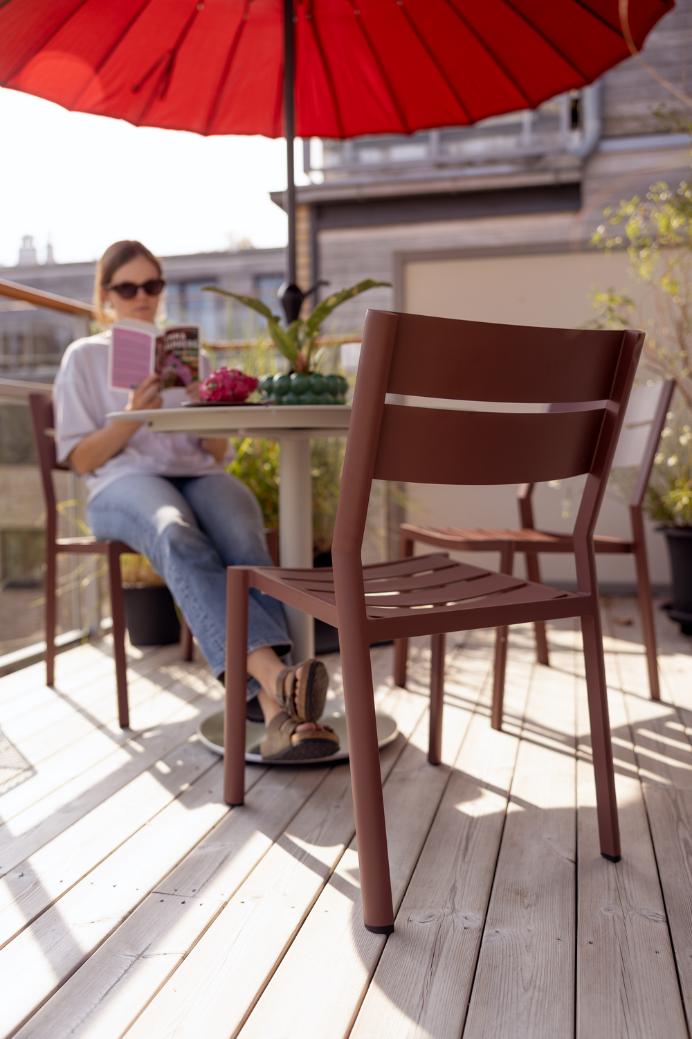 Delia dining chair Zin Red