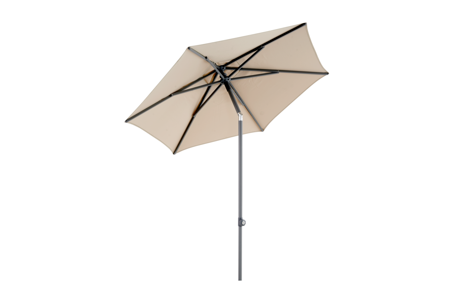 Poppi parasol Anthracite/Champagne