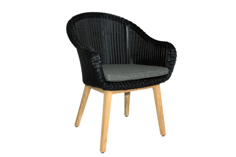 Beverly armchair Black/grey