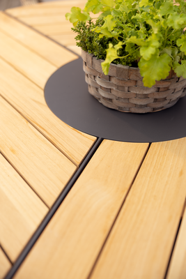 Peace Wood dining table Anthracite/Natur