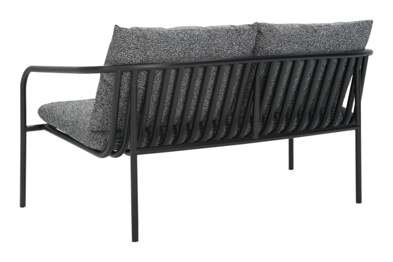 Bendt 2-seater sofa Black/Teddy Ant