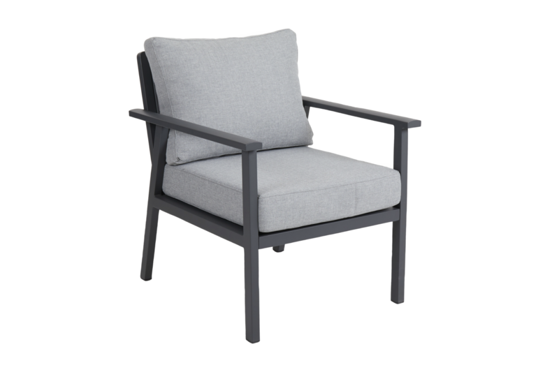 Samvaro armchair Anthracite/Pearl grey