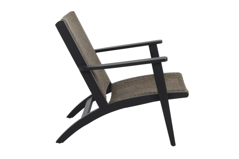 Kira lounge chair Black/rustic