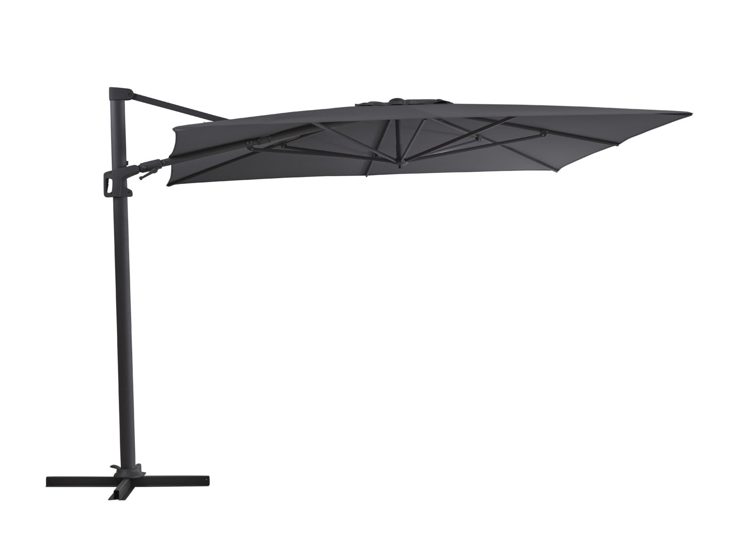 Vinovo hanging parasol Anthracite/Grey