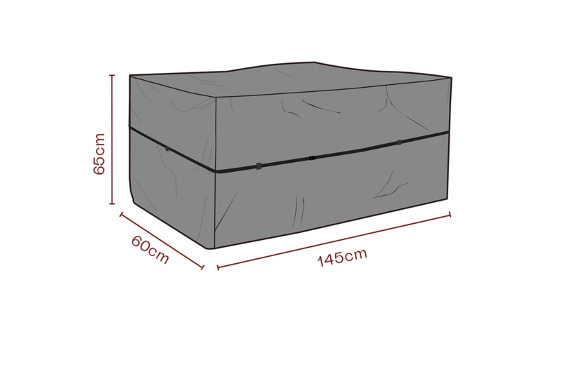 Furniture cover cushion box Black