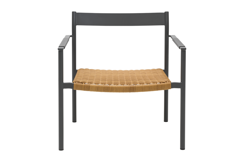 DK lounge chair Anthracite/Natur