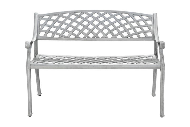 Arras 2-seater sofa Aluminium