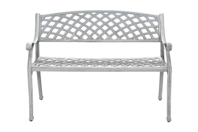 Arras 2-seater sofa Aluminium