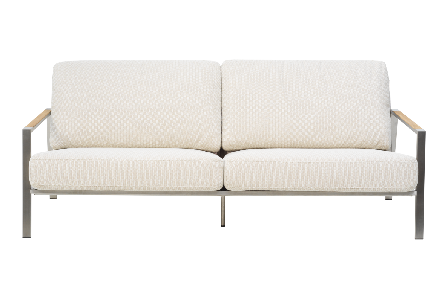 Naos 2,5-seater sofa Stainless Steel/Dot Beige