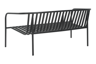 Bendt 2-seater sofa Black/Teddy Ant