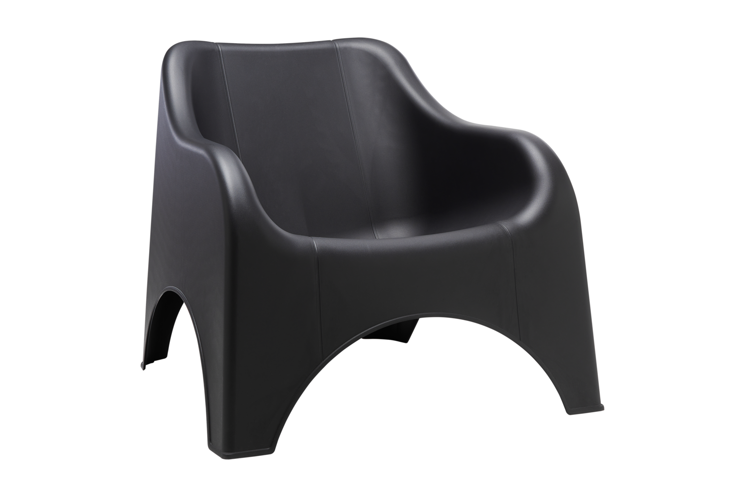 Kumo lounge chair Black