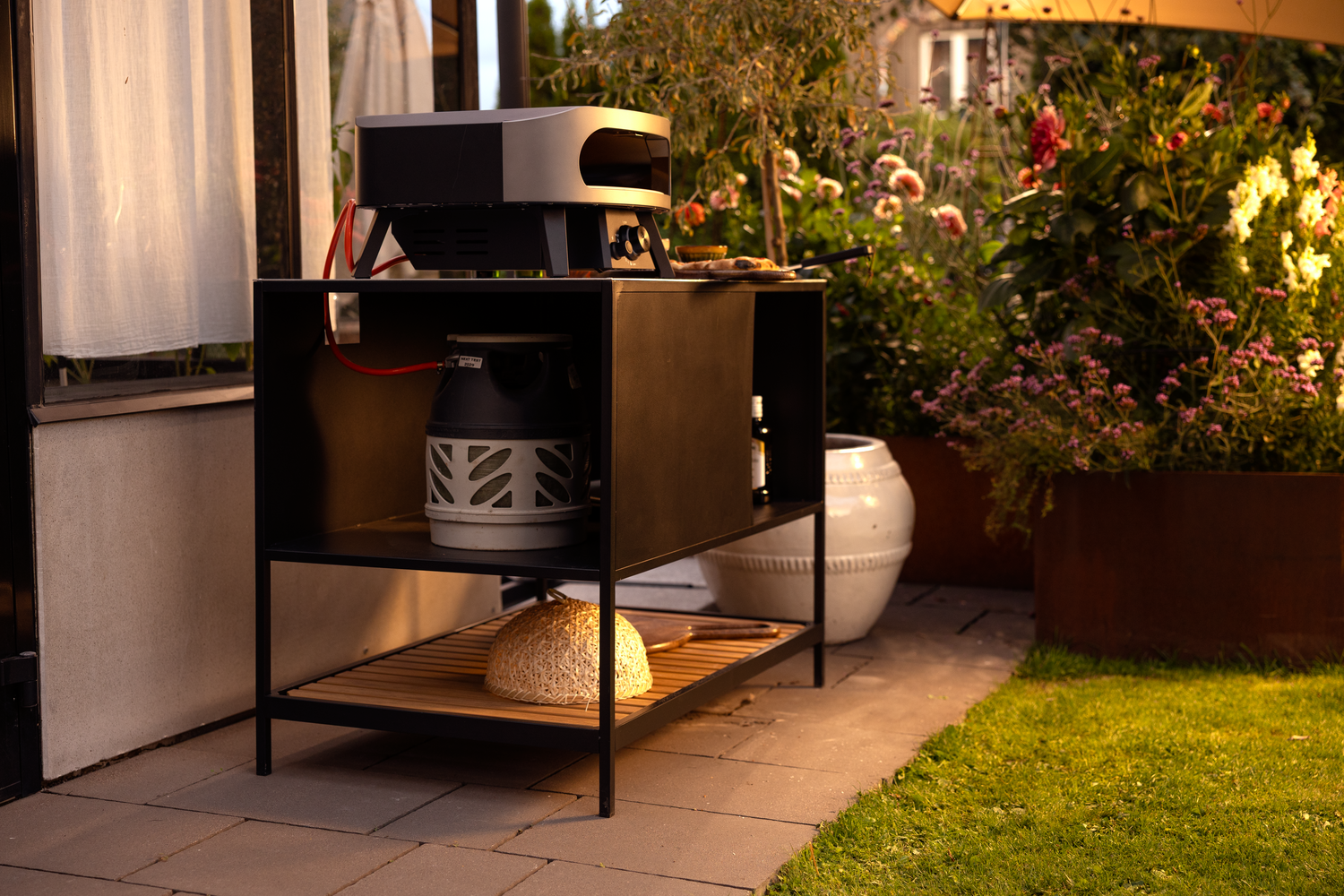 Prep outdoor Kitchen Black