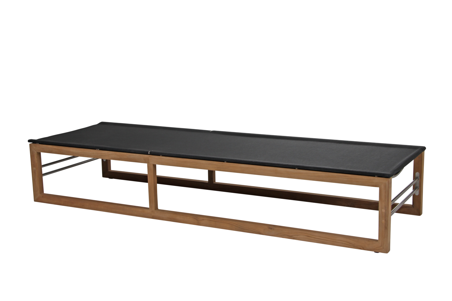 Vevi lounger Natural colored/black