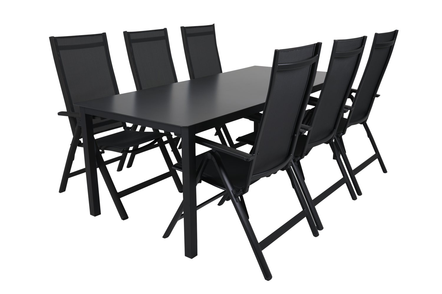 Rana dining table Black/black