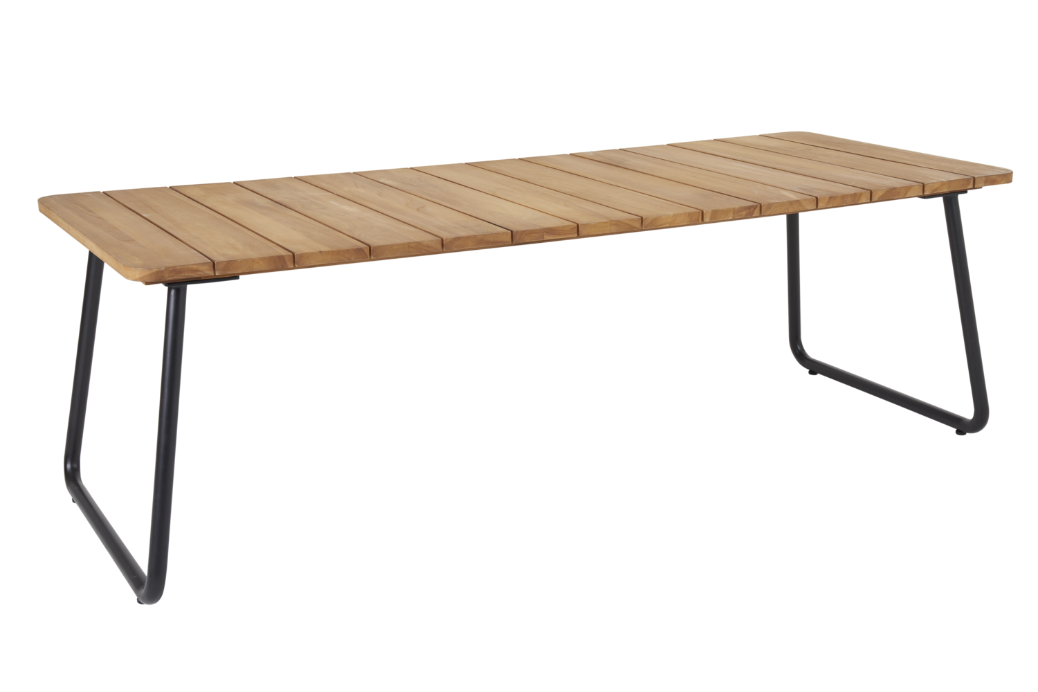 Nolli dining table Black/teak