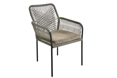 Vira chair with arm Mud Brown/Anthracite