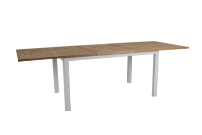 Lyon dining table Light Grey/Teak