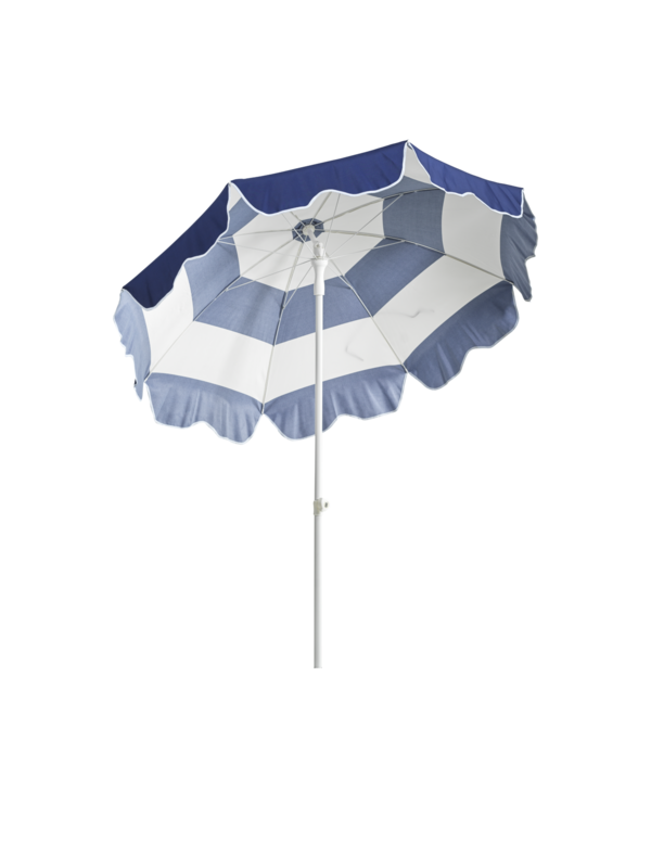 Follina parasol Blue/White