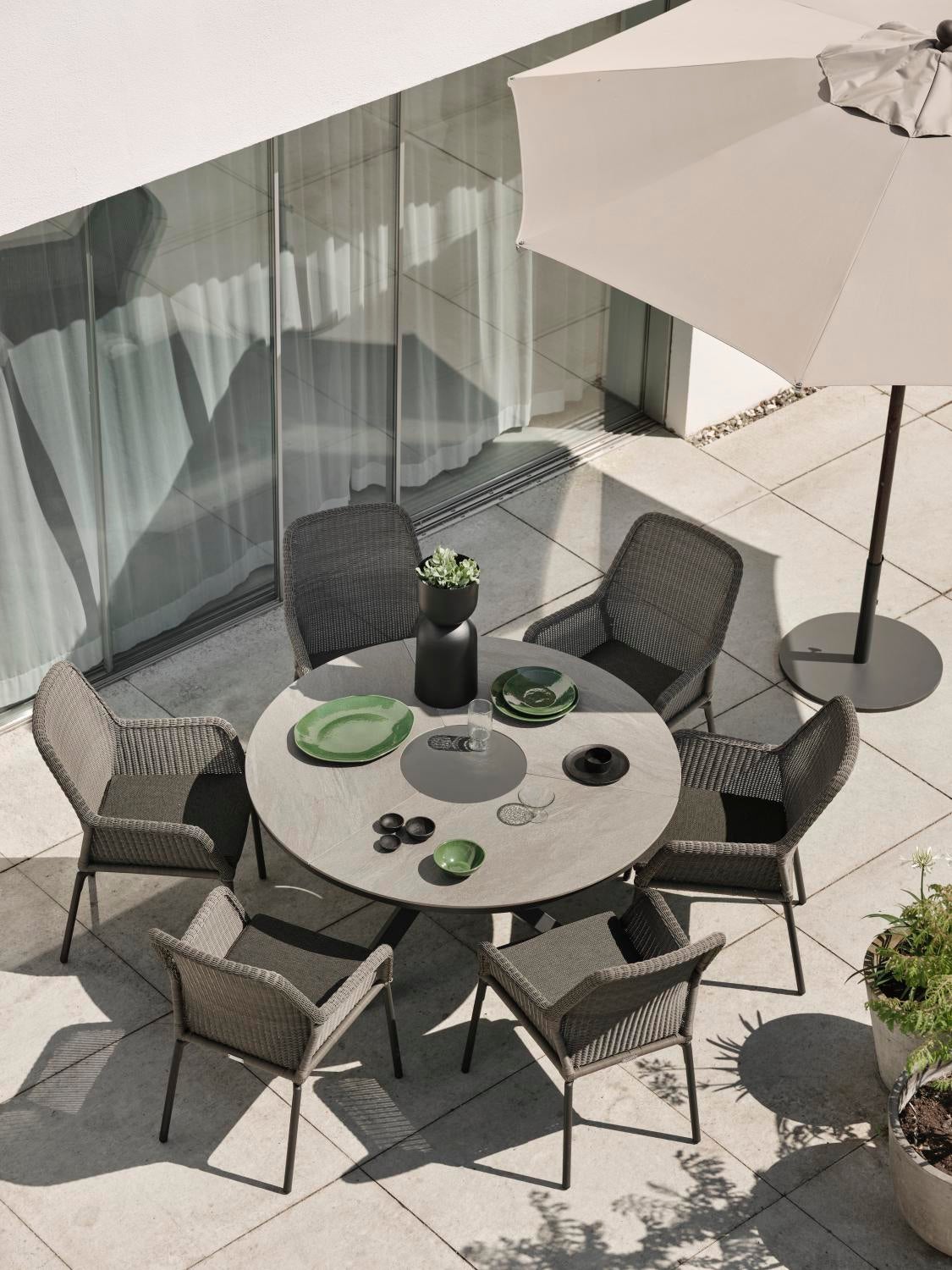 Flat parasol base, 45 kg Anthracite