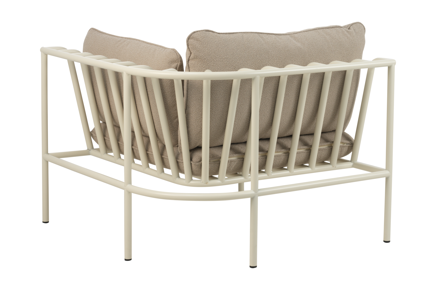 Collier corner Pearl White/Teddy Beige