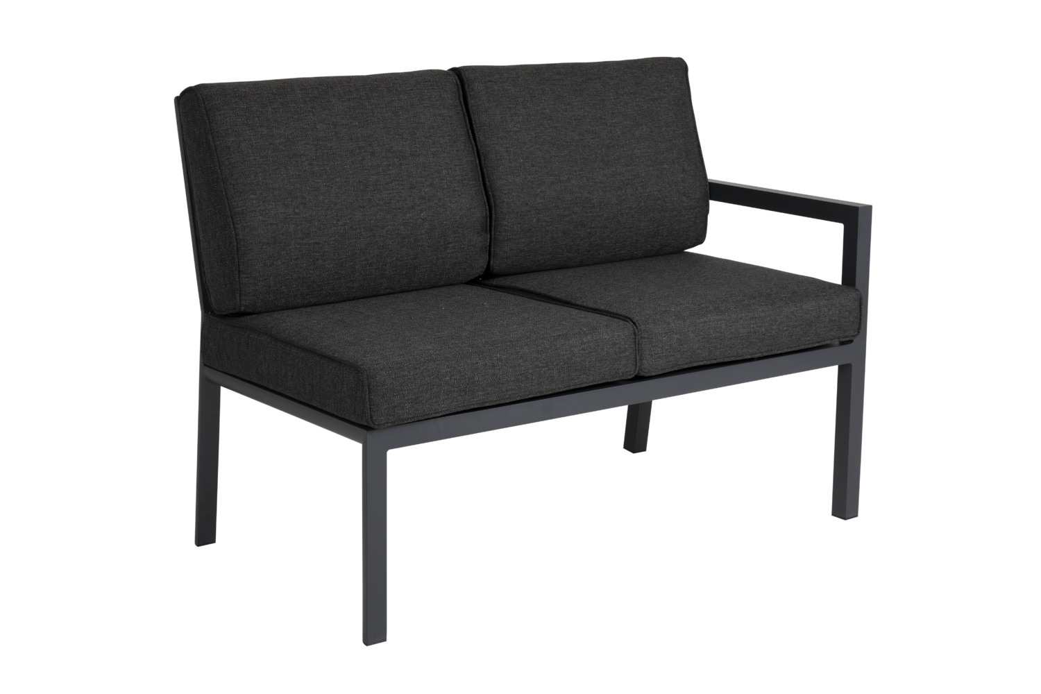 Delia end piece Anthracite/Grey