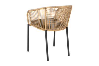 Delta armchair Black/Teddy Black