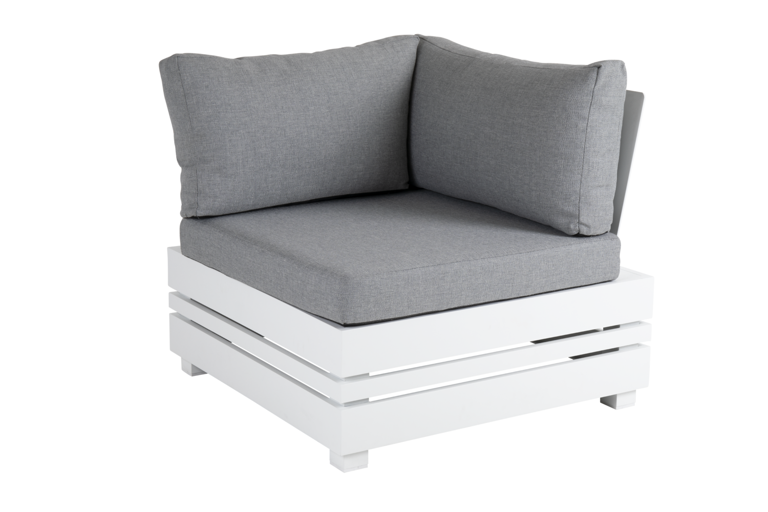 Ambon corner White/Pearl grey