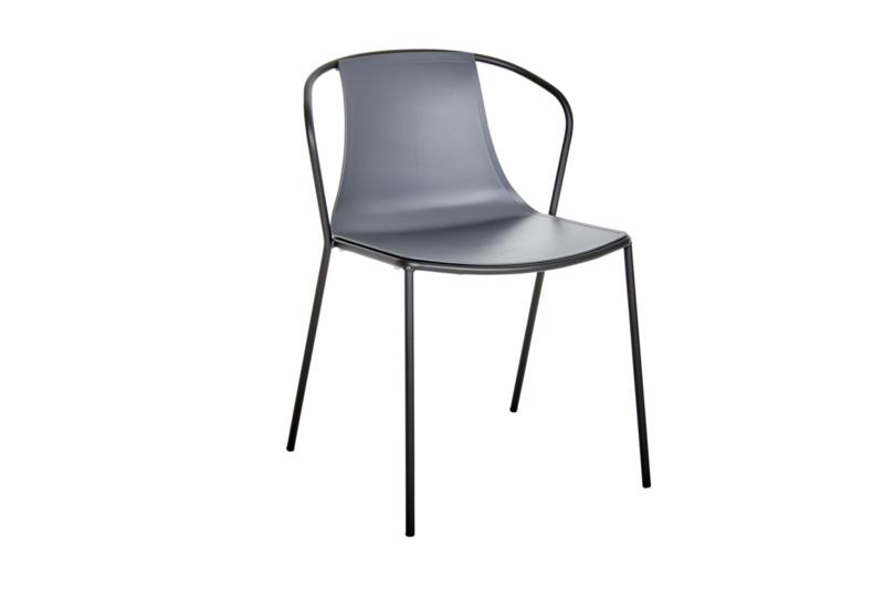 Kasia dining chair Grey/black