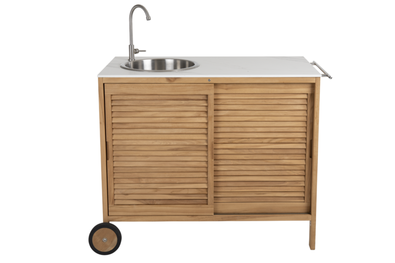 Figalia outdoor Kitchen Natural colored/white