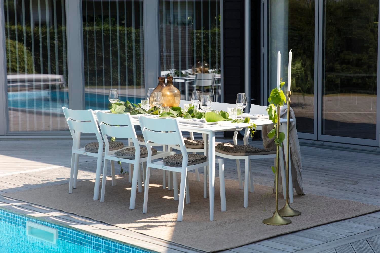 Delia dining chair White