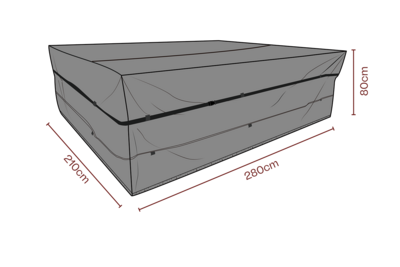 Furniture cover set Black