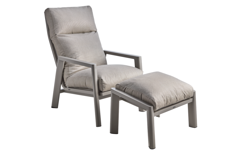 Slide lounge chair Khaki/Tawny