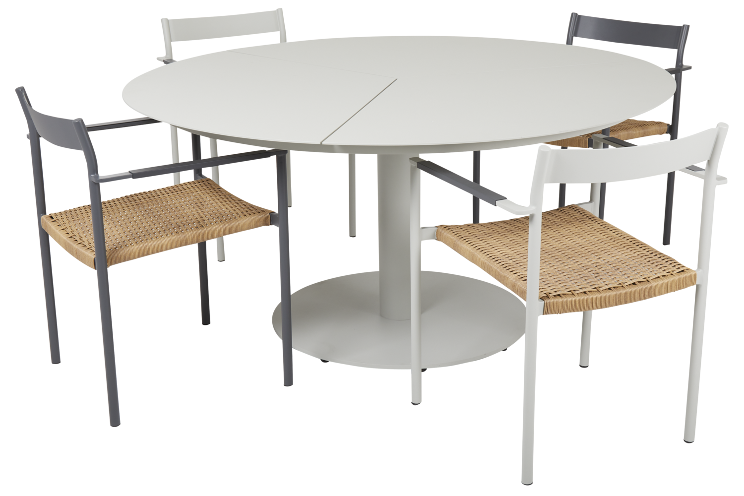 Peace dining table Light Grey