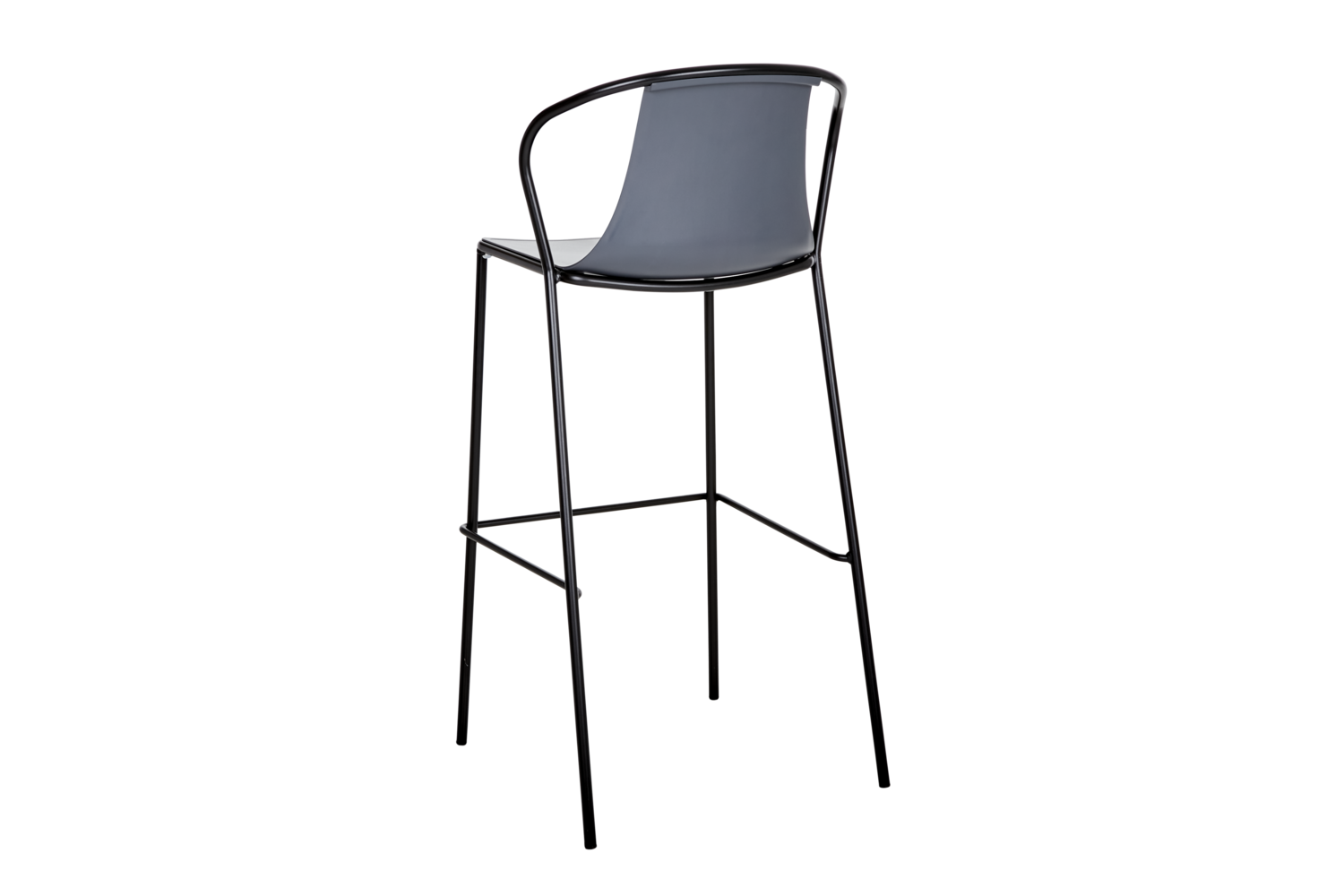 Kasia bar stool Grey/black